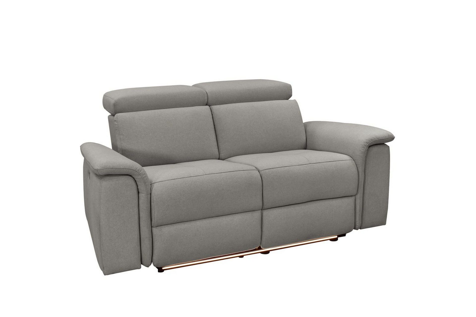 2-sitssoffa pareli grå, sunday tyg, manuell vilstol - grå, sunday tyg, manuell vilstol