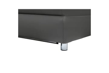 2-sitssoffa Pareli Grå, Läder/PU, Manuell vilstol - Grå, Läder/PU, Manuell vilstol - Möbler - Vardagsrum - Soffor - Reclinersoffor & Biosoffor
