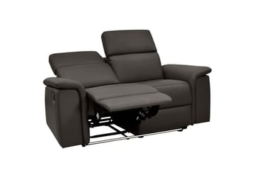2-sitssoffa Pareli Brun, Läder/PU, Manuell vilstol - Brun, Läder/PU, Manuell vilstol - Möbler - Vardagsrum - Soffor - Reclinersoffor & Biosoffor