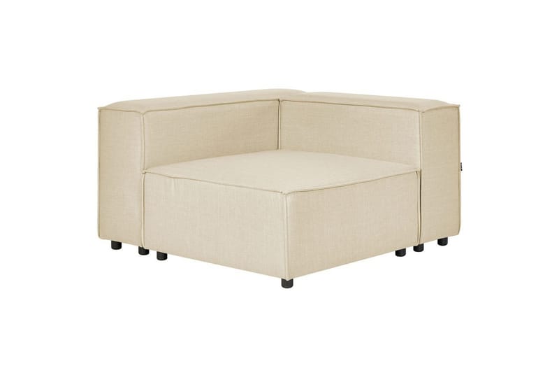 3-sits Hörnsoffa med fotpall Aprica Högervänd - Högervänd - Möbler - Vardagsrum - Soffor - Divansoffa & schäslong