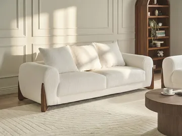 3-sits soffa Vinliden - Vit - Möbler - Vardagsrum - Soffor - 3-sits soffor