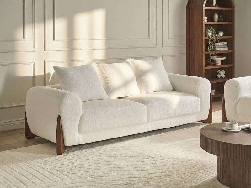 3-sits soffa Vinliden - Vit - Möbler - Vardagsrum - Soffor - 3-sits soffor