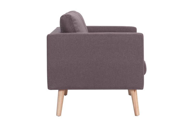 3-sitssoffa tyg taupe - Brun - 3-sits soffor