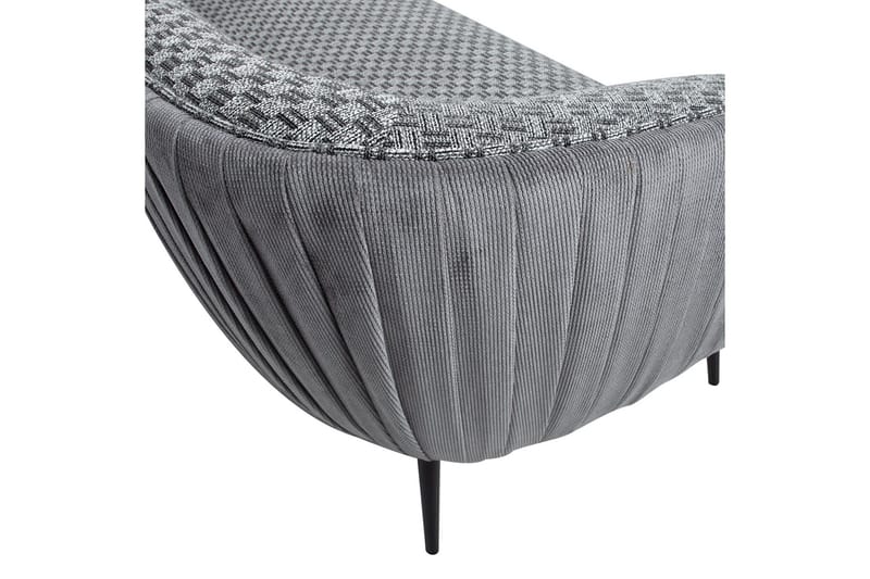 Accent 3-sits Djup Soffa 179 cm i Tyg - Grå - Möbler - Vardagsrum - Soffor - 3-sits soffor