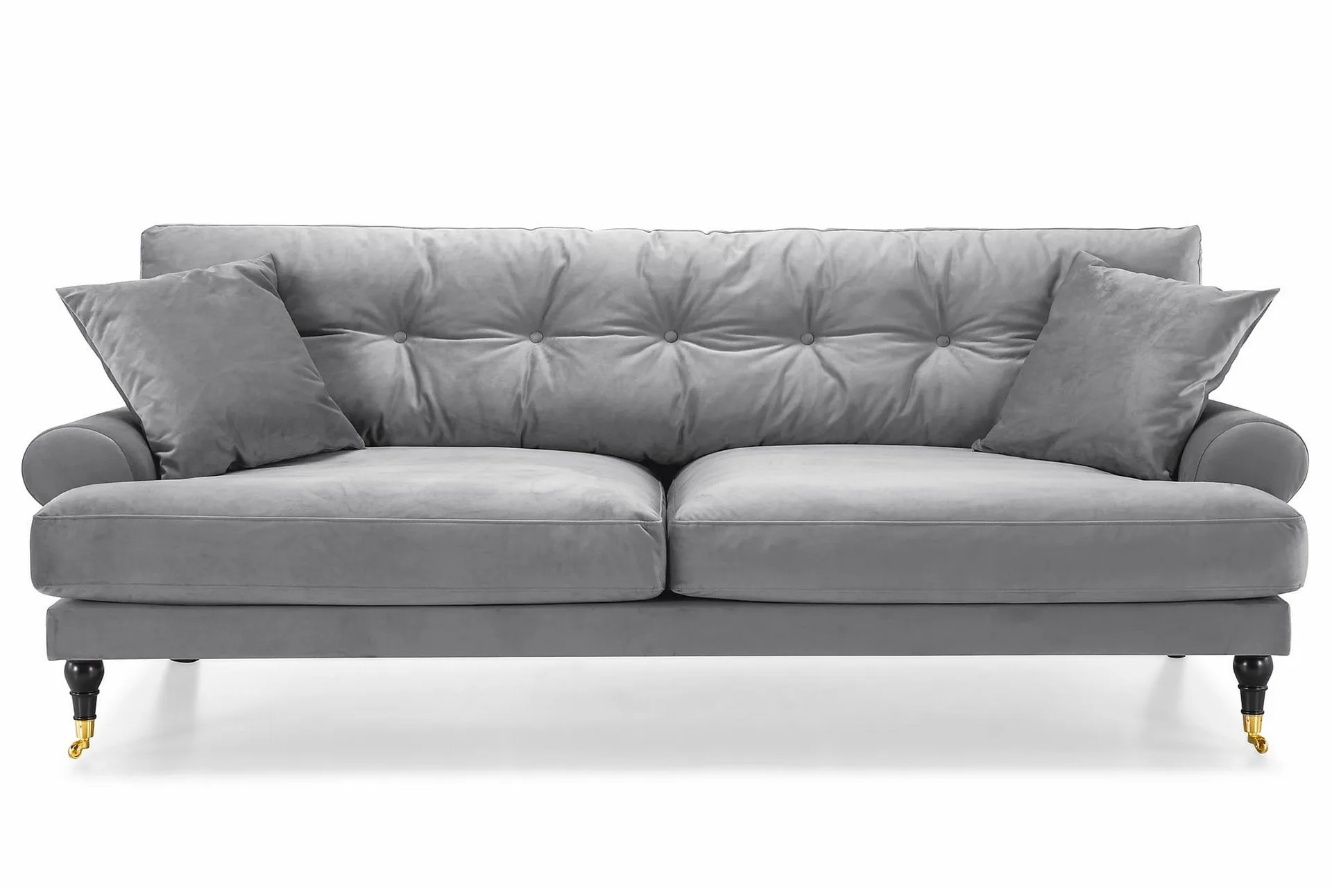 andrew 3-sits soffa - brun