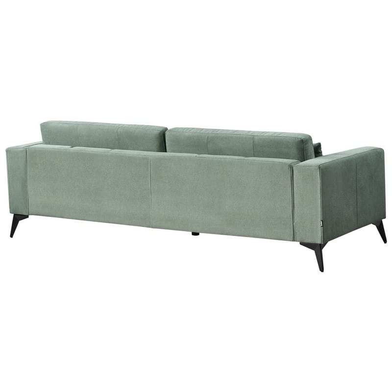 3-sits soffa Ange - Grön, Svart/Polyester - Möbler - Vardagsrum - Soffor - 3-sits soffor