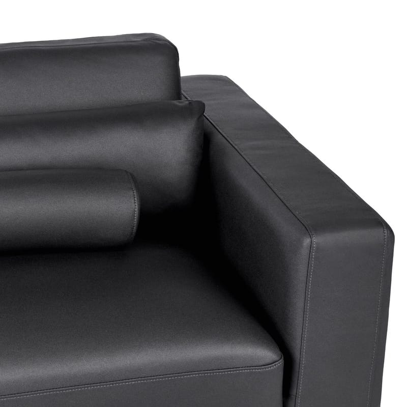 3-sits soffa Ange - Svart/Konstläder - Möbler - Vardagsrum - Soffor - 3-sits soffor