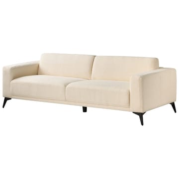 3-sits soffa Ange - Vit, Svart/Bouclé - Möbler - Vardagsrum - Soffor - 3-sits soffor