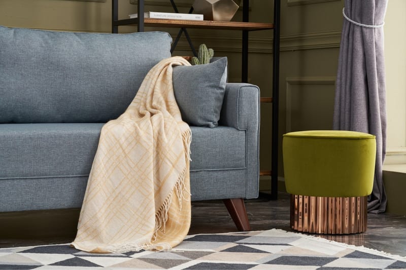 Antigua 3-sits Soffa - Blå/Natur - Möbler - Vardagsrum - Soffor - 3-sits soffor