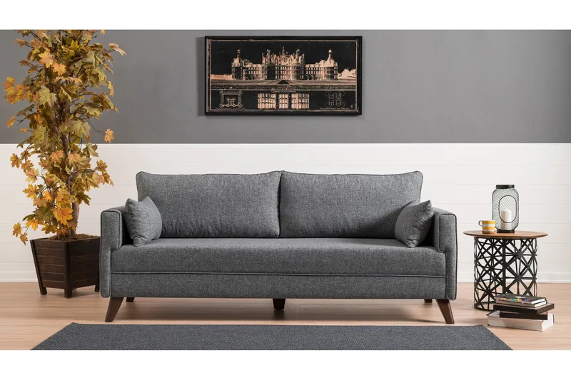 Antigua Soffa 3-sits - Grå - Möbler - Vardagsrum - Soffor - 3-sits soffor