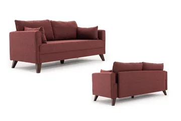 Antigua Soffa 3-sits - Röd - Möbler - Vardagsrum - Bäddsoffor - 3-sits bäddsoffa