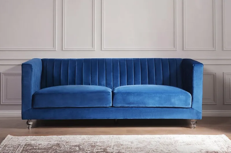 Arvika Soffa 2-4 Sits - Blå - Möbler - Vardagsrum - Soffor - 3-sits soffor