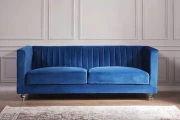 Arvika Soffa 2-4 Sits - Blå - Möbler - Vardagsrum - Soffor - 3-sits soffor