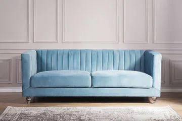 Arvika Soffa 2-4 Sits - Blå - Möbler - Vardagsrum - Soffor - 3-sits soffor