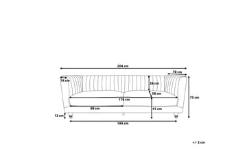 Arvika Soffa 2-4 Sits - Grön - Möbler - Vardagsrum - Soffor - 3-sits soffor