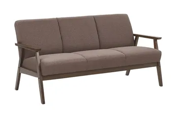 Asnes 3-sits Soffa - Brun - Möbler - Vardagsrum - Soffor - 3-sits soffor