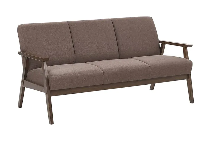 Asnes 3-sits Soffa - Brun - Möbler - Vardagsrum - Soffor - 3-sits soffor