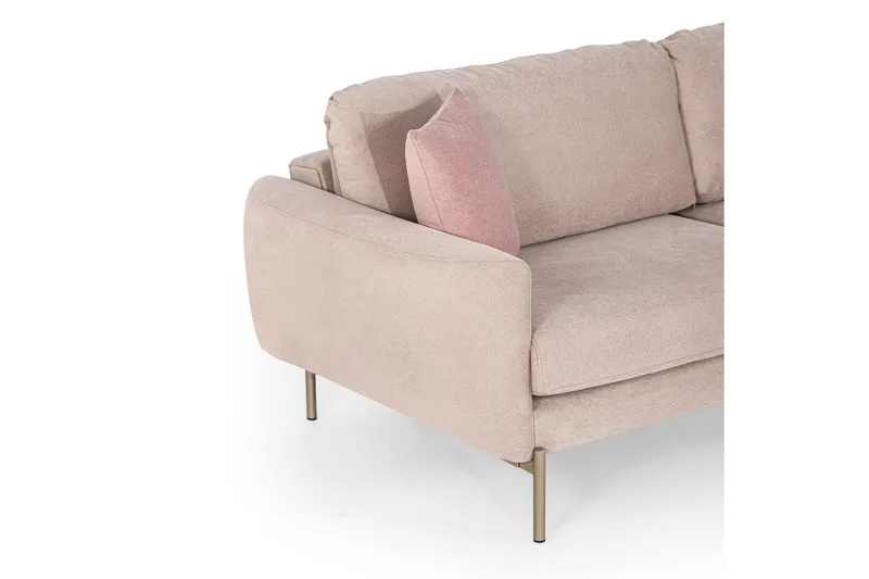 Awaru Soffa 3-sits - Rosa - Möbler - Vardagsrum - Soffor - 3-sits soffor