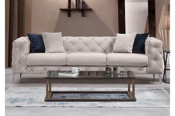 Beachport Soffa 3-sits - Beige - Möbler - Vardagsrum - Soffor - 3-sits soffor