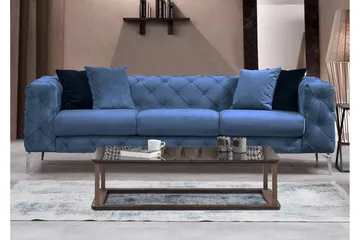 Beachport Soffa 3-sits - Blå - Möbler - Vardagsrum - Soffor - 3-sits soffor