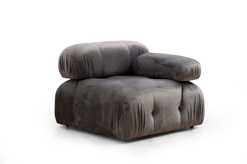 Belgin Bubblig Soffa 3-sits med fasta armstöd och repdetaljer - Möbler - Vardagsrum - Soffor - 3-sits soffor