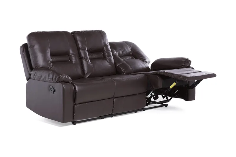 Bergen Soffa 3 Sits - Brun - Möbler - Vardagsrum - Soffor - Reclinersoffor & Biosoffor