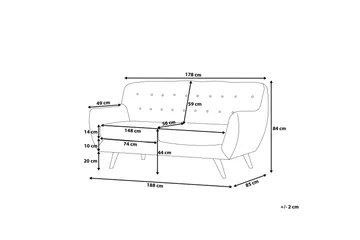 Bodo Soffa 3 Sits - Trä/Natur - Möbler - Vardagsrum - Soffor - 3-sits soffor