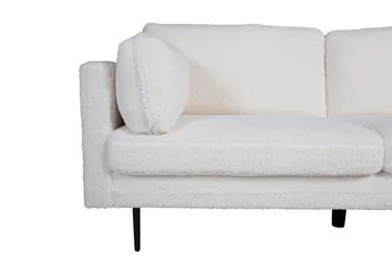 Boom 3-sits soffa, teddymaterial - Vit - Möbler - Vardagsrum - Soffor - 3-sits soffor