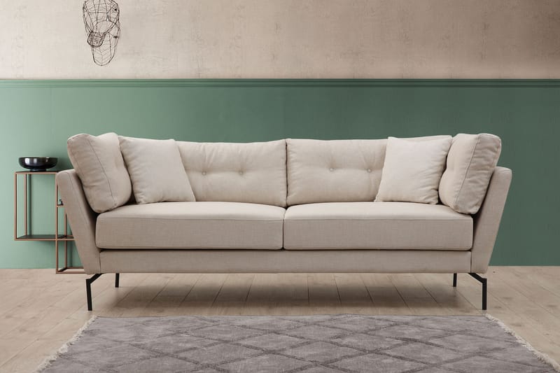 Burlington Soffa 3-sits Beige - Möbler - Vardagsrum - Soffor - 3-sits soffor