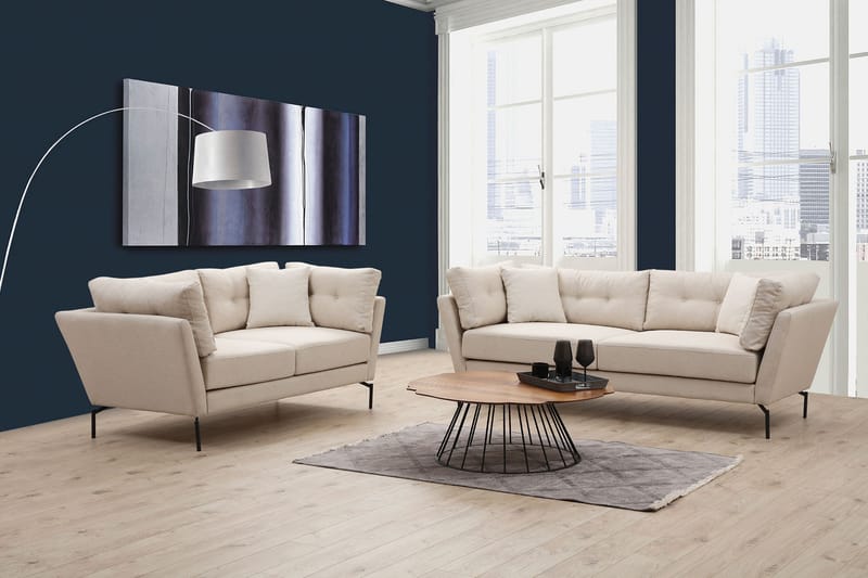 Burlington Soffa 3-sits Beige - Möbler - Vardagsrum - Soffor - 3-sits soffor