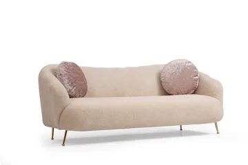 Caraquet Soffa 3-sits - Beige - Möbler - Vardagsrum - Soffor - 3-sits soffor