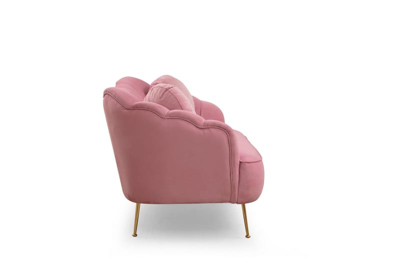 Caraquet Soffa 3-sits - Rosa - Möbler - Vardagsrum - Soffor - 3-sits soffor