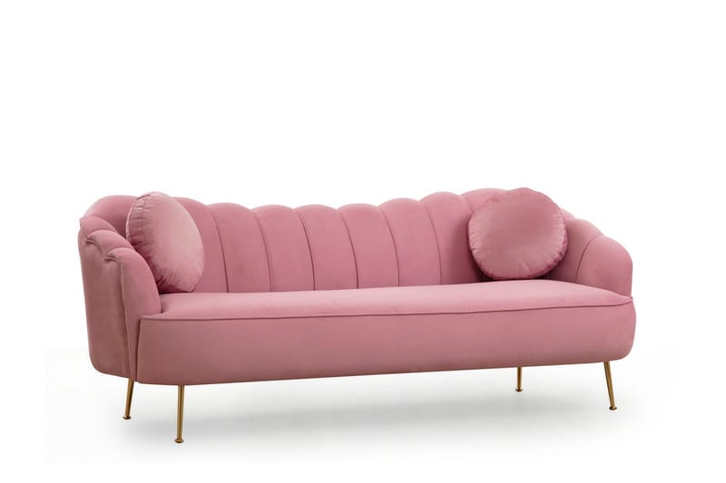 Caraquet Soffa 3-sits, Rosa
