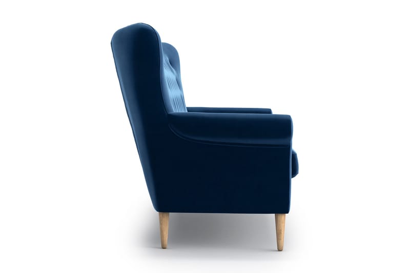 CASHMONE 3-sits Soffa Blå - 3-sits soffor