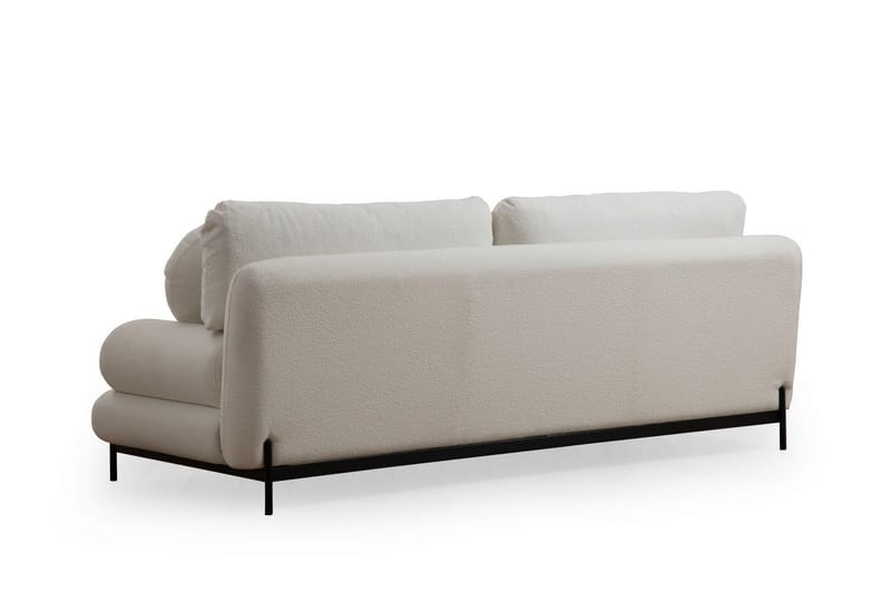 Cassius Soffa 3-sits - Vit - Möbler - Vardagsrum - Soffor - 3-sits soffor