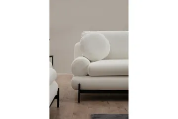 Cassius Soffa 3-sits - Vit - Möbler - Vardagsrum - Soffor - 3-sits soffor