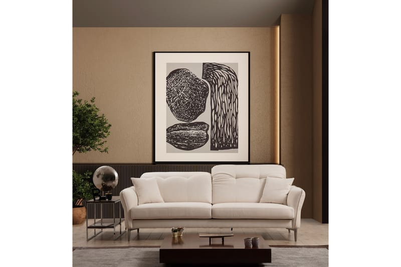 Chandara Soffa 3-sits - Vit - Möbler - Vardagsrum - Soffor - 3-sits soffor