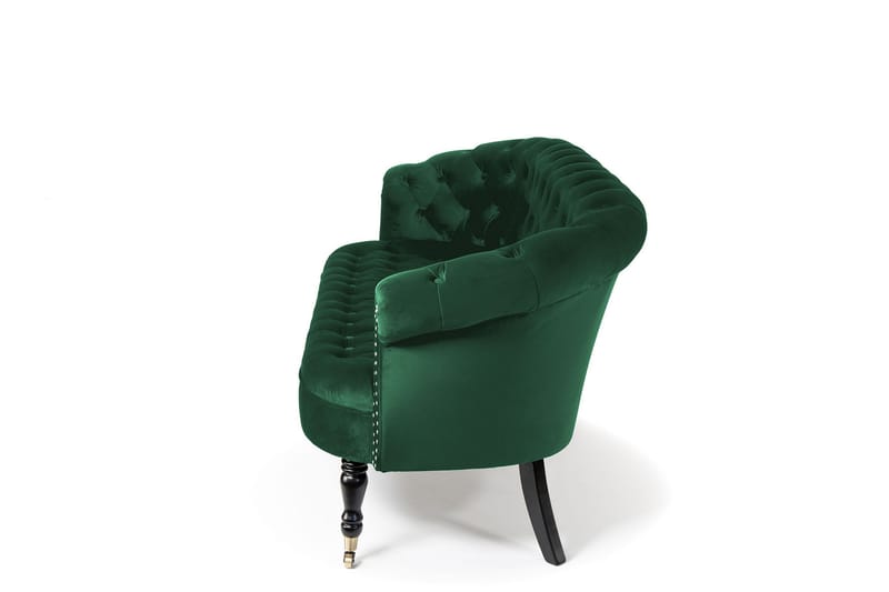 Chesterfield Ludo Soffa 3-sits Mörkgrön - Möbler - Vardagsrum - Soffor - 3-sits soffor