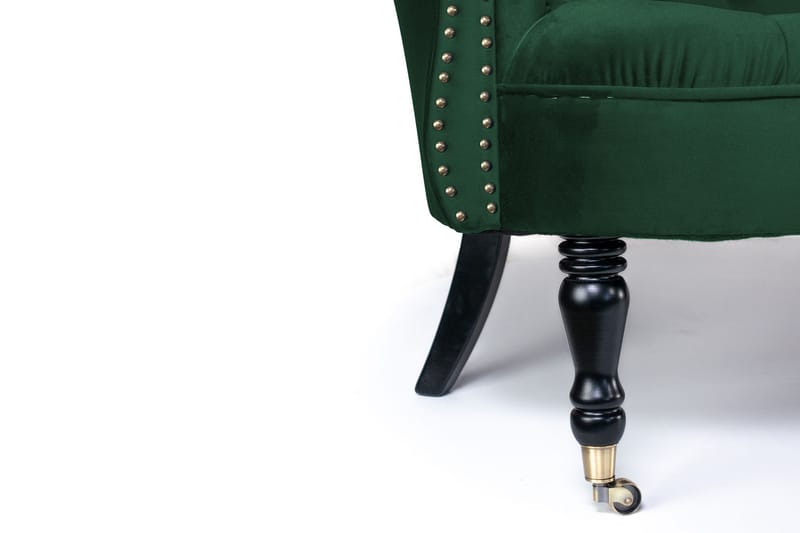 Chesterfield Ludo Soffa 3-sits Mörkgrön - Möbler - Vardagsrum - Soffor - 3-sits soffor