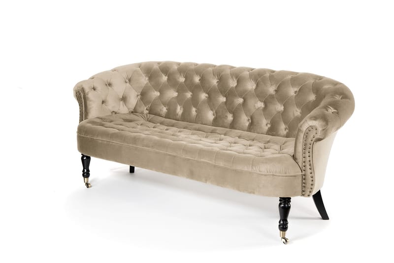 Chesterfield Ludovic Soffa 3-sits - Beige - Möbler - Vardagsrum - Soffor - 3-sits soffor