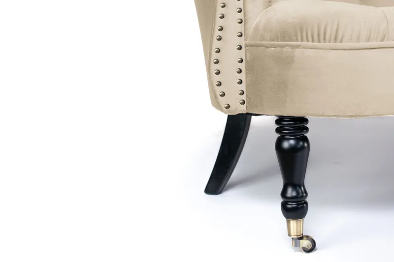 Chesterfield Ludovic Soffa 3-sits - Beige - Möbler - Vardagsrum - Soffor - 3-sits soffor