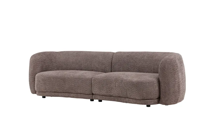 Cielo 3-sits Soffa - Brun - Möbler - Vardagsrum - Soffor - 3-sits soffor