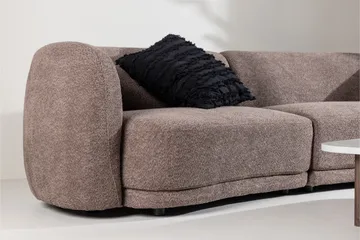 Cielo 3-sits Soffa - Brun - Möbler - Vardagsrum - Soffor - 3-sits soffor