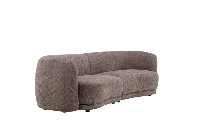 Cielo 3-sits Soffa - Brun - Möbler - Vardagsrum - Soffor - 3-sits soffor