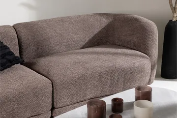 Cielo 3-sits Soffa - Brun - Möbler - Vardagsrum - Soffor - 3-sits soffor