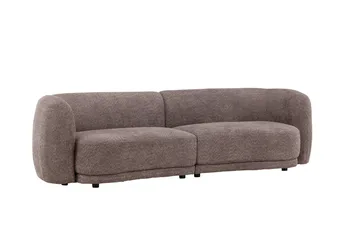 Cielo 3-sits Soffa - Brun - Möbler - Vardagsrum - Soffor - 3-sits soffor