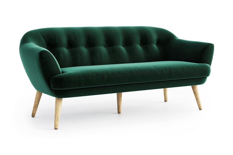CLEOPAC 3-sits Soffa Grön - Möbler - Vardagsrum - Soffor - 3-sits soffor