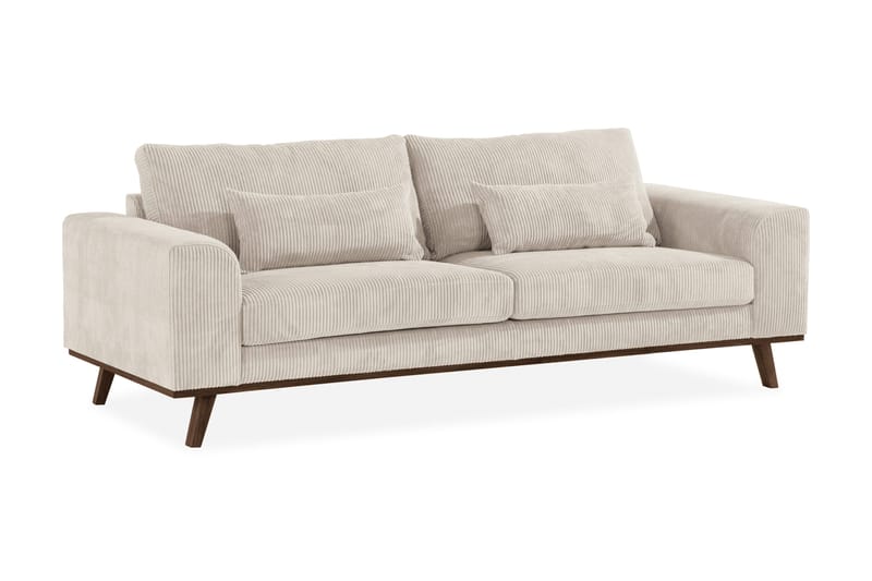 Copenhagen 3-sits Manchestersoffa - Beige - Möbler - Vardagsrum - Soffor - 3-sits soffor