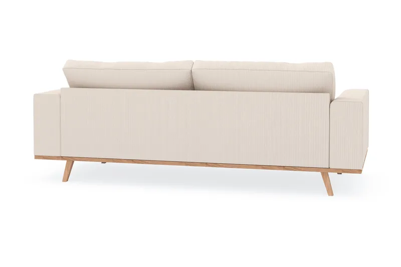 Copenhagen 3-sits Manchestersoffa - Beige - Möbler - Vardagsrum - Soffor - 3-sits soffor