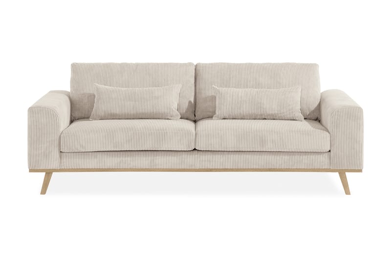 Copenhagen 3-sits Manchestersoffa - Beige - Möbler - Vardagsrum - Soffor - 3-sits soffor